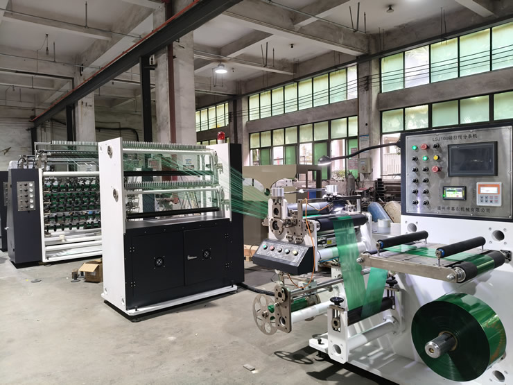 100头电缆色带拉线分条机 100头电缆色带拉线分条机